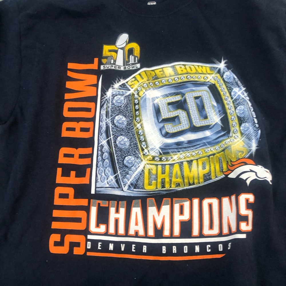 Denver Broncos Super Bowl Champs 50 new w tags